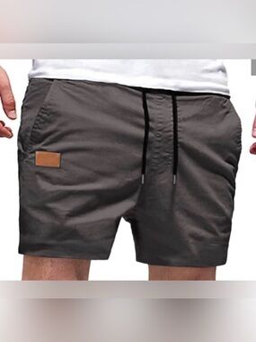 NWT.‎ JMIERR Men's Shorts. NWT. Grey. Elastic waist. Draw string. Size 32